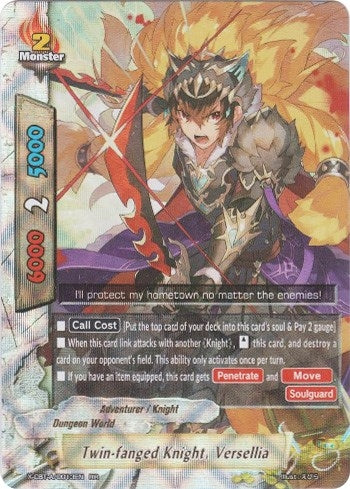 Image for Twin-fanged Knight, Versellia (Driven to Disorder) (X-CBT-A/0013EN) - Future Card BuddyFight