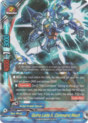 Image for Quinq Lada II, Command Mech (Driven to Disorder) (X-CBT-A/0015EN) - Future Card BuddyFight