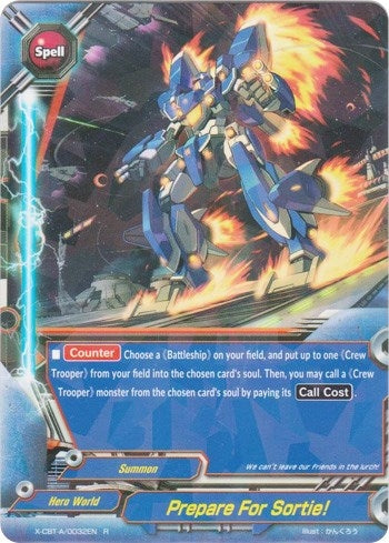 Image for Prepare For Sortie! (Driven to Disorder) (X-CBT-A/0032EN) - Future Card BuddyFight