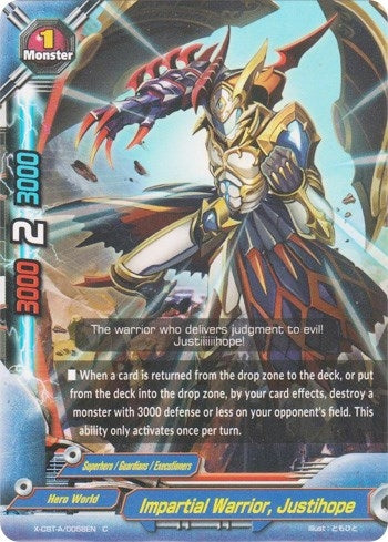 Image for Impartial Warrior, Justihope (Driven to Disorder) (X-CBT-A/0058EN) - Future Card BuddyFight