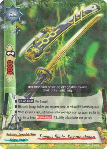 Image for Famous Blade, Kogane-chidori (Driven to Disorder) (X-CBT-A/0026EN) - Future Card BuddyFight