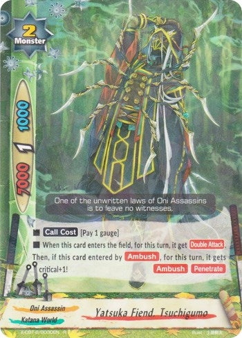 Image for Yatsuka Fiend, Tsuchigumo (Driven to Disorder) (X-CBT-B/0030EN) - Future Card BuddyFight
