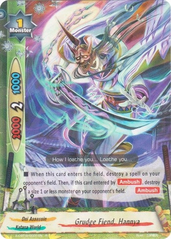 Image for Grudge Fiend, Hannya (Driven to Disorder) (X-CBT-B/0031EN) - Future Card BuddyFight