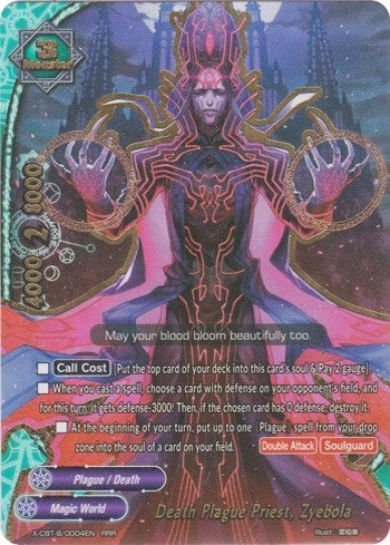 Image for Death Plague Priest, Zyebola (Driven to Disorder) (X-CBT-B/0004EN) - Future Card BuddyFight