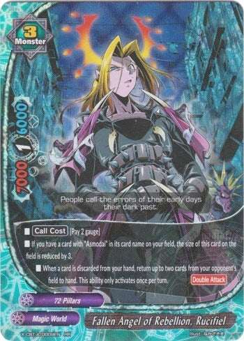Image for Fallen Angel of Rebellion, Rucifiel (Driven to Disorder) (X-CBT-A/0009EN) - Future Card BuddyFight