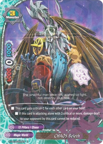 Image for CHAOS Beleth (Driven to Disorder) (X-CBT-B/0025EN) - Future Card BuddyFight