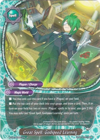Image for Great Spell, Godspeed Learning (Driven to Disorder) (X-CBT-B/0027EN) - Future Card BuddyFight