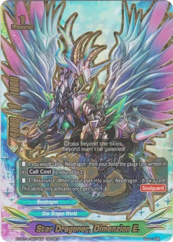 Image for Star Dragoner, Dimenzion E. (Driven to Disorder) (X-CBT-A/0074EN) - Future Card BuddyFight