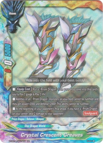 Image for Crystal Crescent Greaves (Driven to Disorder) (X-CBT-A/0018EN) - Future Card BuddyFight
