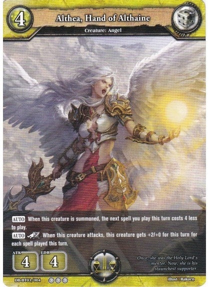 Image for Althea, Hand of Althaine (Gears of Apocalypse) (DB-BT03/004) - Dragoborne
