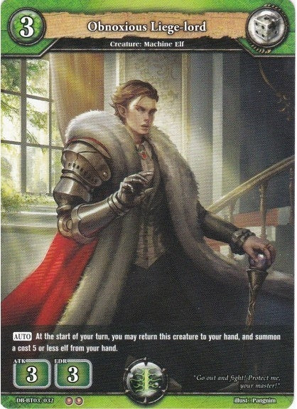 Image for Obnoxious Liege-lord (Gears of Apocalypse) (DB-BT03/032) - Dragoborne