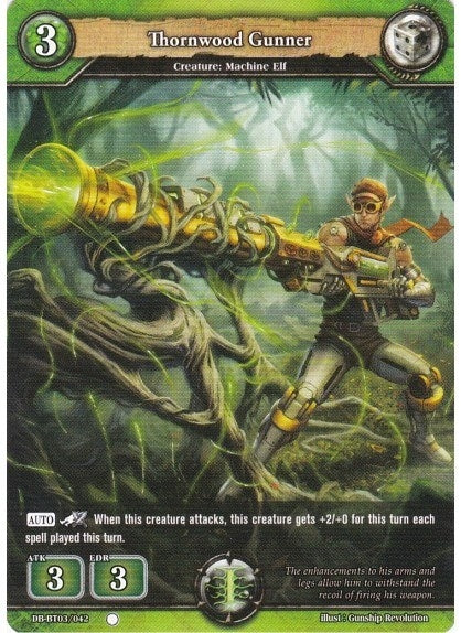 Image for Thornwood Gunner (Gears of Apocalypse) (DB-BT03/042) - Dragoborne