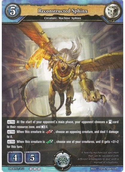 Image for Reconstructed Sphinx (Gears of Apocalypse) (DB-BT03/052) - Dragoborne