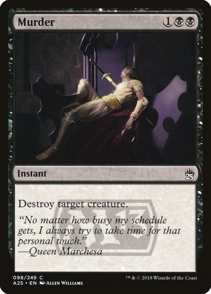 Image for Murder (Masters 25) (98) - Magic: The Gathering