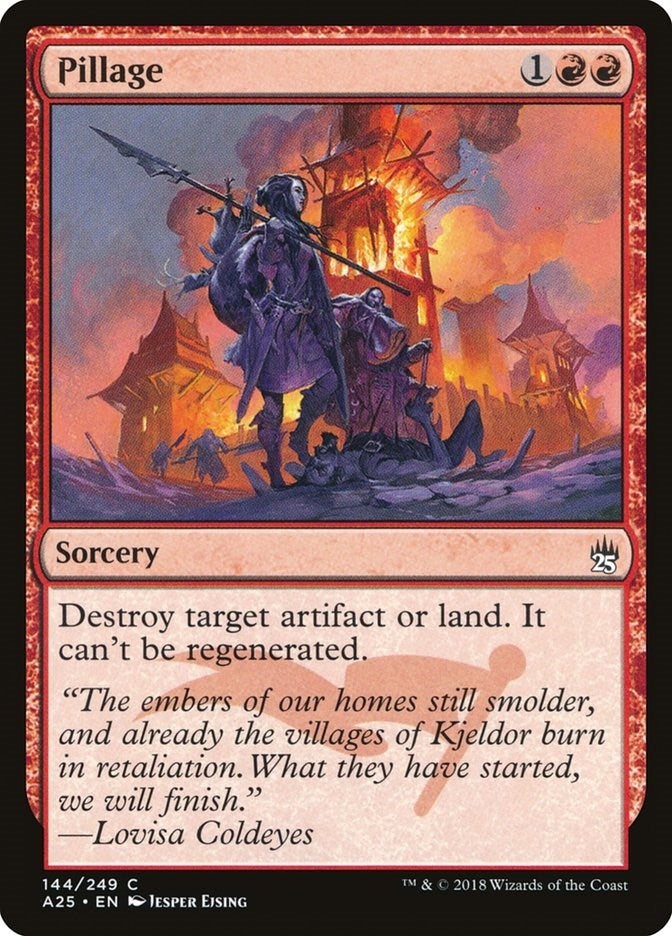 Image for Pillage (Masters 25) (144) - Magic: The Gathering
