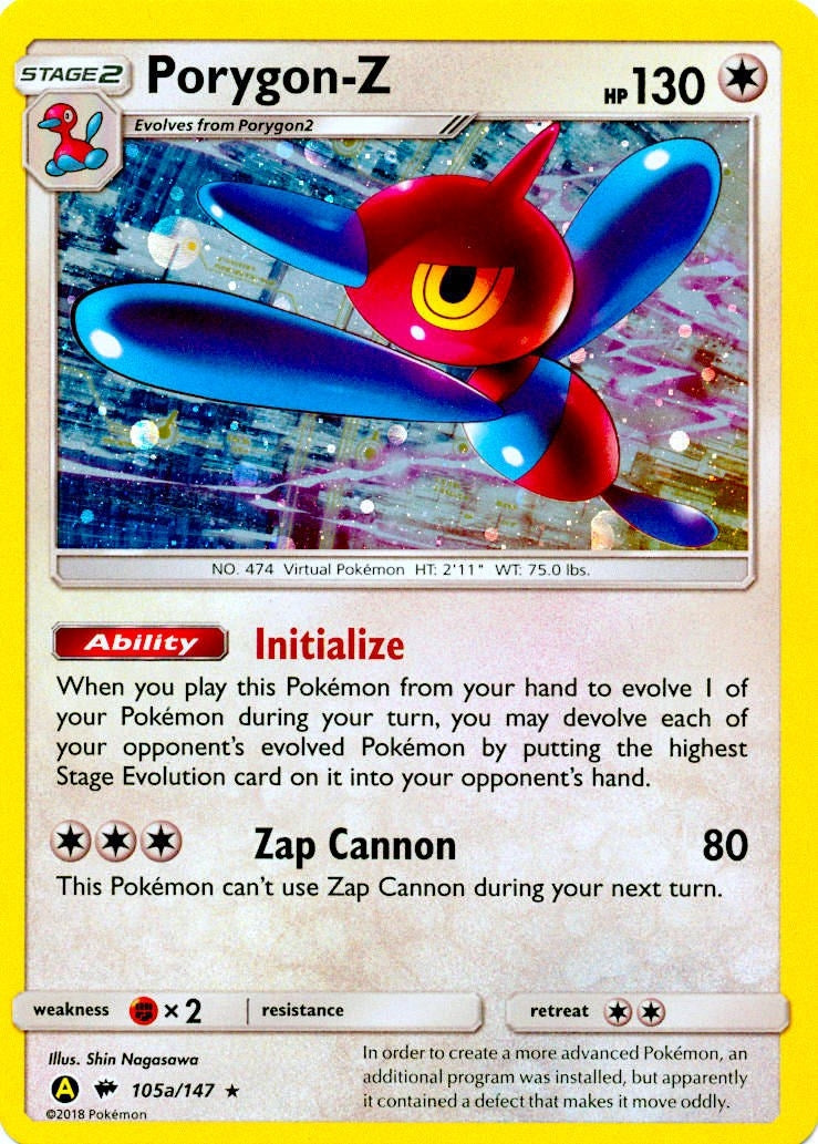 Image for Porygon-Z - 105a/147 (Alternate Art Promos) (105a/147) - Pokemon