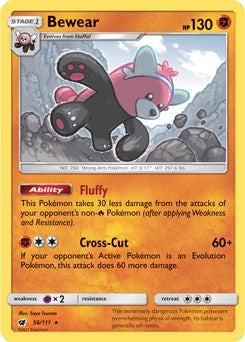 Image for Bewear - 56/111 (Prerelease Kit Exclusive) (Deck Exclusives) (056/111) - Pokemon