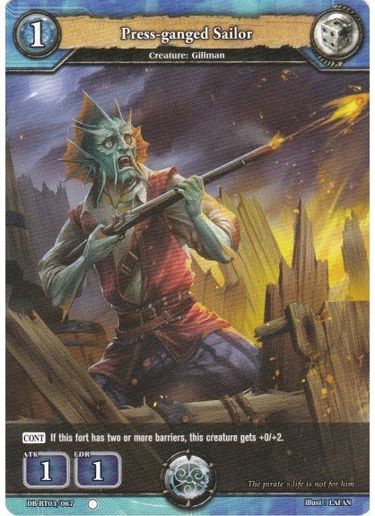 Image for Press-ganged Sailor (Gears of Apocalypse) (DB-BT03/067) - Dragoborne