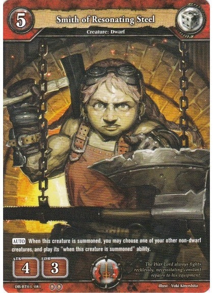 Image for Smith of Resonating Steel (Gears of Apocalypse) (DB-BT03/081) - Dragoborne