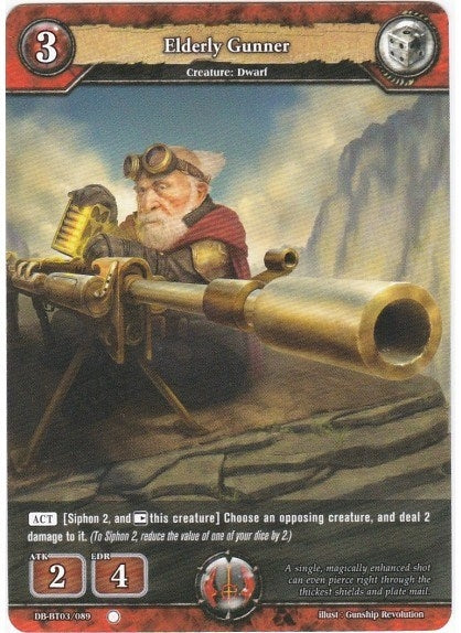 Image for Elderly Gunner (Gears of Apocalypse) (DB-BT03/089) - Dragoborne