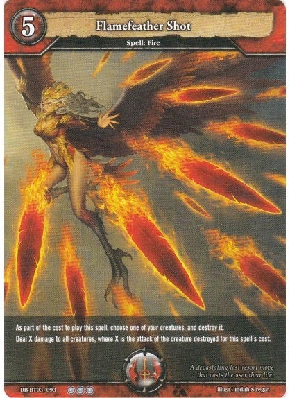 Image for Flamefeather Shot (Gears of Apocalypse) (DB-BT03/093) - Dragoborne