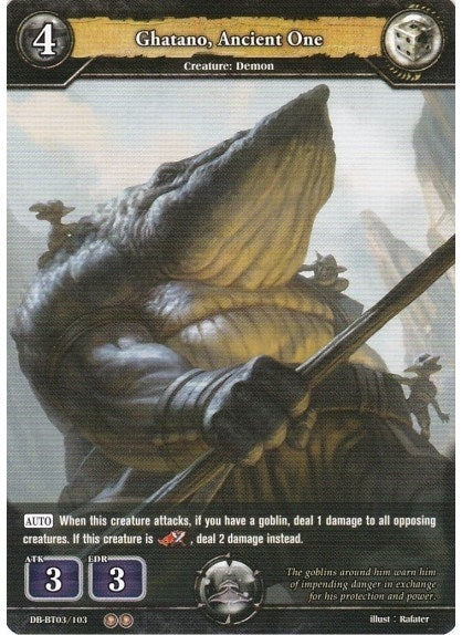 Image for Ghatano, Ancient One (Gears of Apocalypse) (DB-BT03/103) - Dragoborne