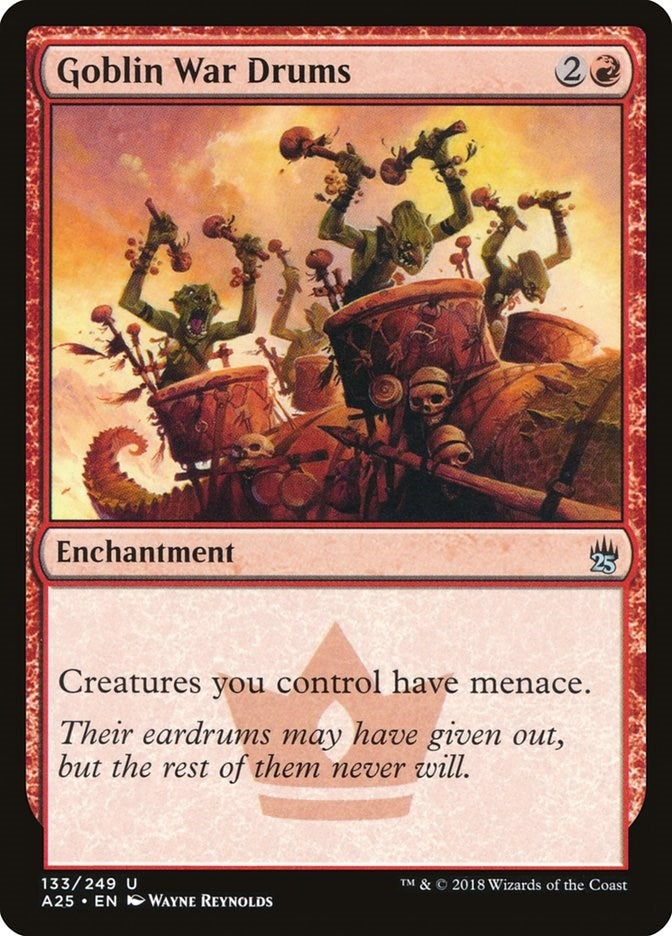 Image for Goblin War Drums (Masters 25) (133) - Magic: The Gathering