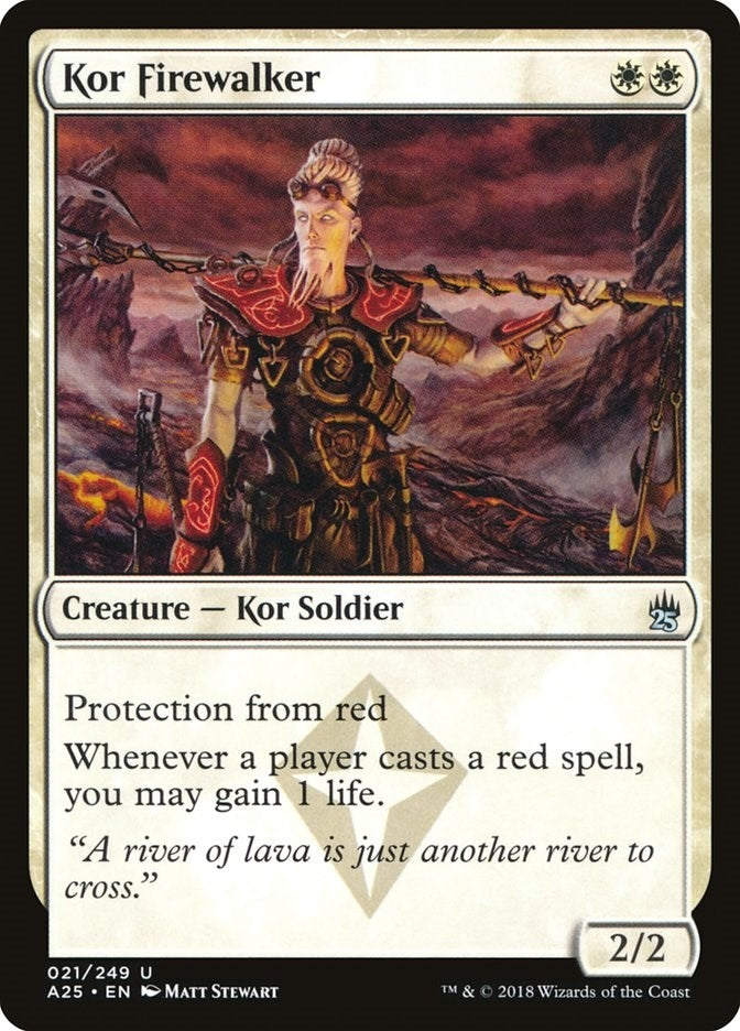 Image for Kor Firewalker (Masters 25) (21) - Magic: The Gathering