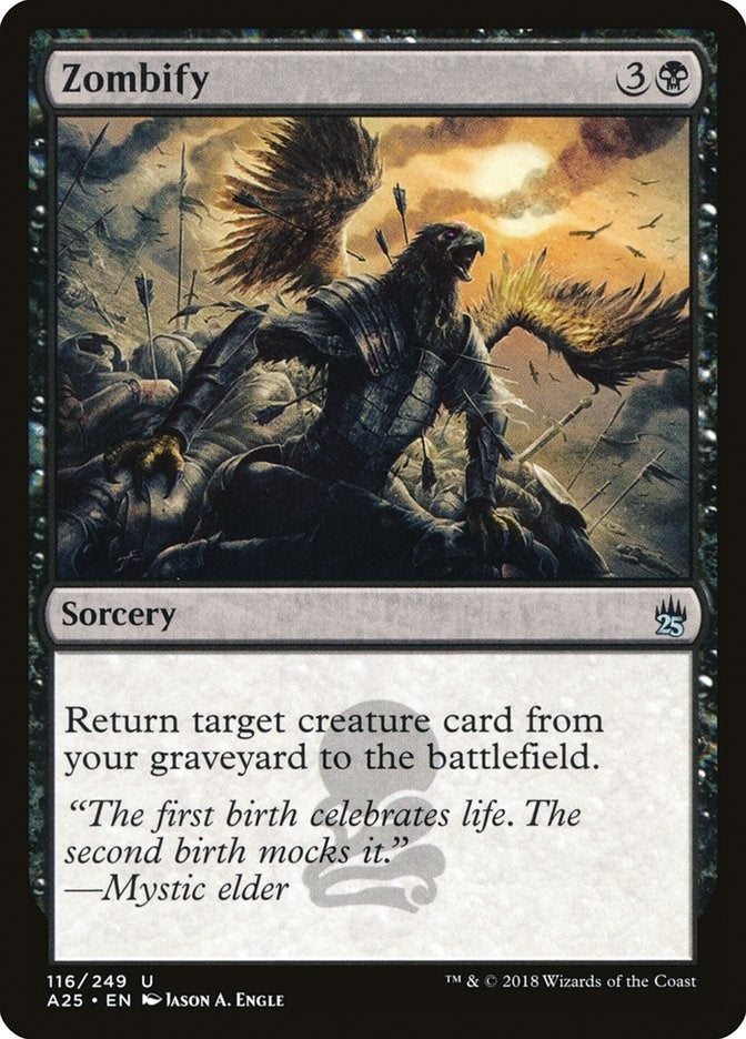 Image for Zombify (Masters 25) (116) - Magic: The Gathering