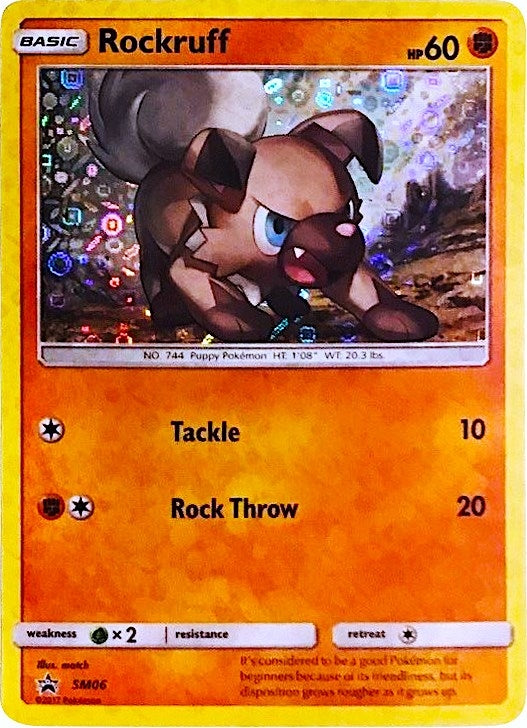 Image for Rockruff - SM06 (General Mills Promo) (Miscellaneous Cards & Products) (SM06) - Pokemon