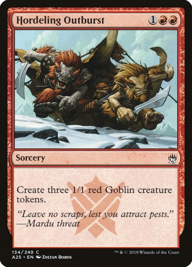 Image for Hordeling Outburst (Masters 25) (134) - Magic: The Gathering