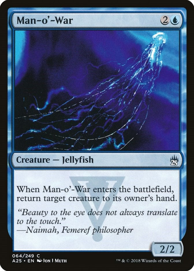 Image for Man-o'-War (Masters 25) (64) - Magic: The Gathering
