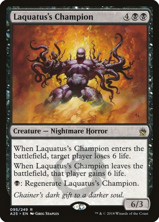 Image for Laquatus's Champion (Masters 25) (95) - Magic: The Gathering
