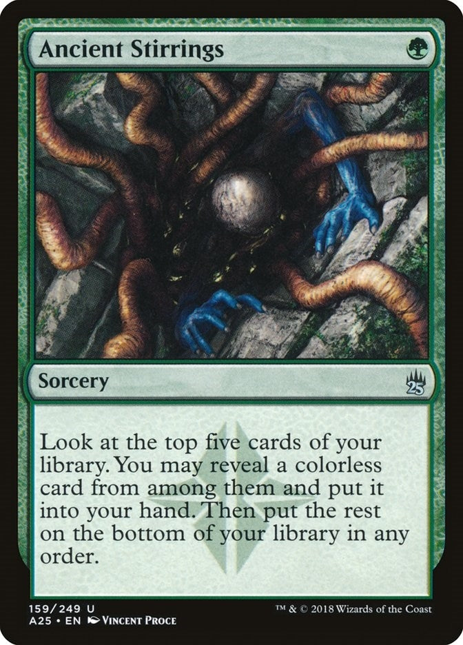 Image for Ancient Stirrings (Masters 25) (159) - Magic: The Gathering
