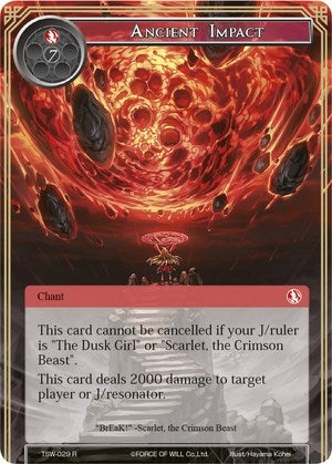Image for Ancient Impact (The Time Spinning Witch) (TSW-029) - Force of Will
