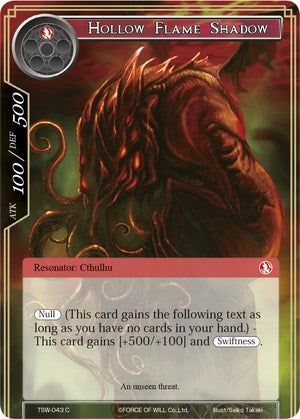 Image for Hollow Flame Shadow (The Time Spinning Witch) (TSW-043) - Force of Will