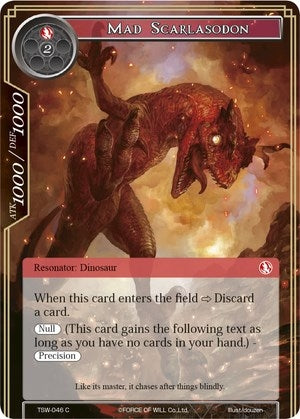 Image for Mad Scarlasodon (The Time Spinning Witch) (TSW-046) - Force of Will