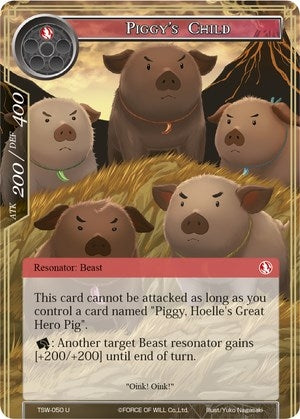 Image for Piggy's Child (The Time Spinning Witch) (TSW-050) - Force of Will