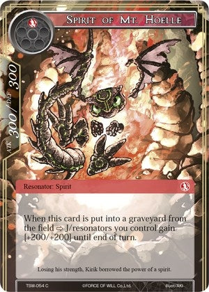 Image for Spirit of Mt. Hoelle (The Time Spinning Witch) (TSW-054) - Force of Will