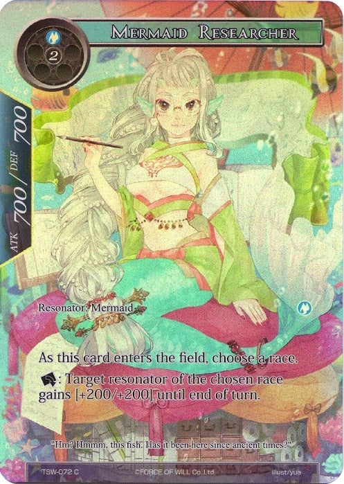 Image for Mermaid Researcher (Full Art) (The Time Spinning Witch) (TSW-072) - Force of Will