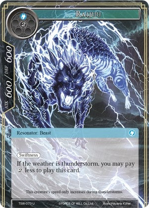 Image for Raijuu (The Time Spinning Witch) (TSW-073) - Force of Will