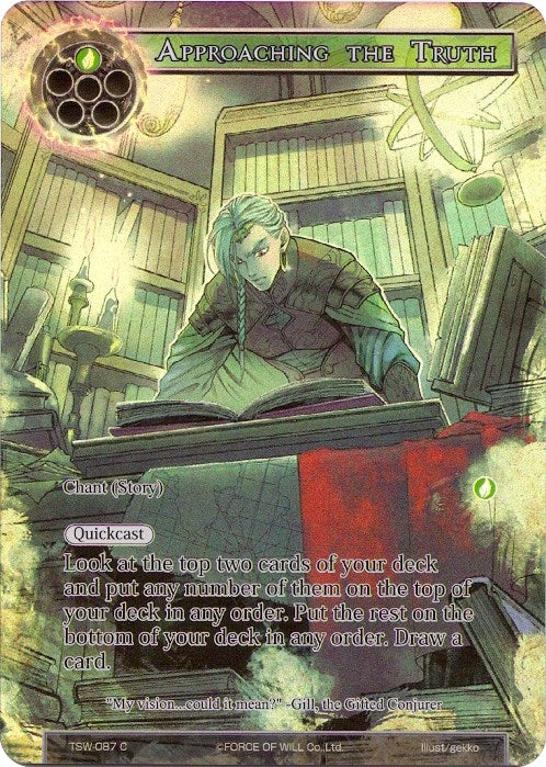 Image for Approaching the Truth (Full Art) (The Time Spinning Witch) (TSW-087) - Force of Will