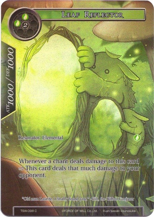Image for Leaf Reflector (Full Art) (The Time Spinning Witch) (TSW-098) - Force of Will