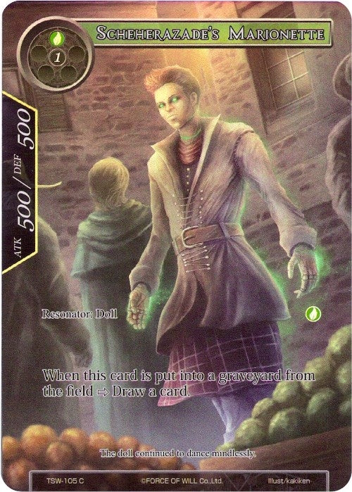 Image for Scheherazade's Marionette (Full Art) (The Time Spinning Witch) (TSW-105) - Force of Will