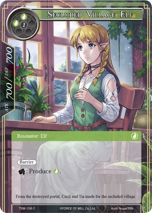 Image for Secluded Village Elf (The Time Spinning Witch) (TSW-106) - Force of Will