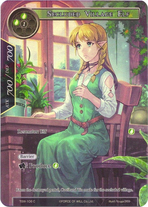 Image for Secluded Village Elf (Full Art) (The Time Spinning Witch) (TSW-106) - Force of Will