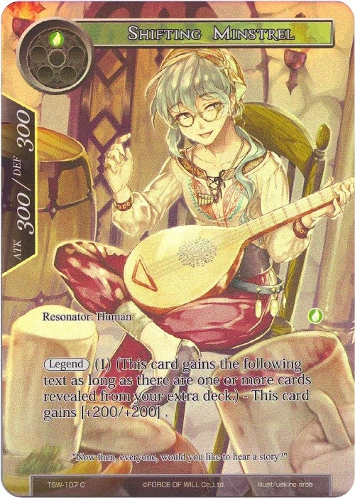 Image for Shifting Minstrel (Full Art) (The Time Spinning Witch) (TSW-107) - Force of Will