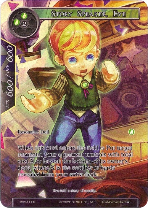 Image for Story Speaker, Eve (Full Art) (The Time Spinning Witch) (TSW-111) - Force of Will