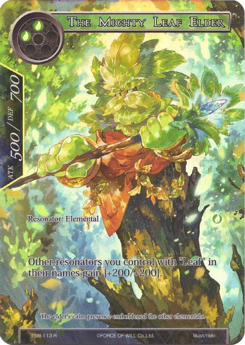 Image for The Mighty Leaf Elder (Full Art) (The Time Spinning Witch) (TSW-113) - Force of Will