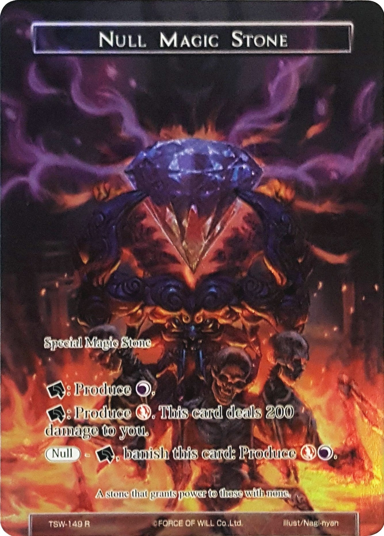 Image for Null Magic Stone (Full Art) (The Time Spinning Witch) (TSW-149) - Force of Will
